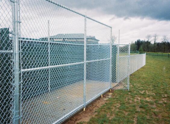 Chain link fences