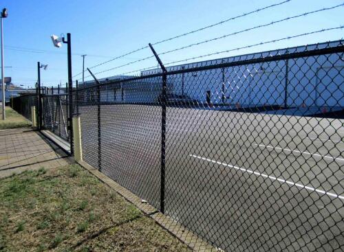 Chain link fences