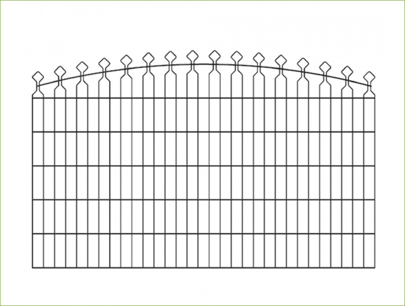 Decorative Wire Fence Panels